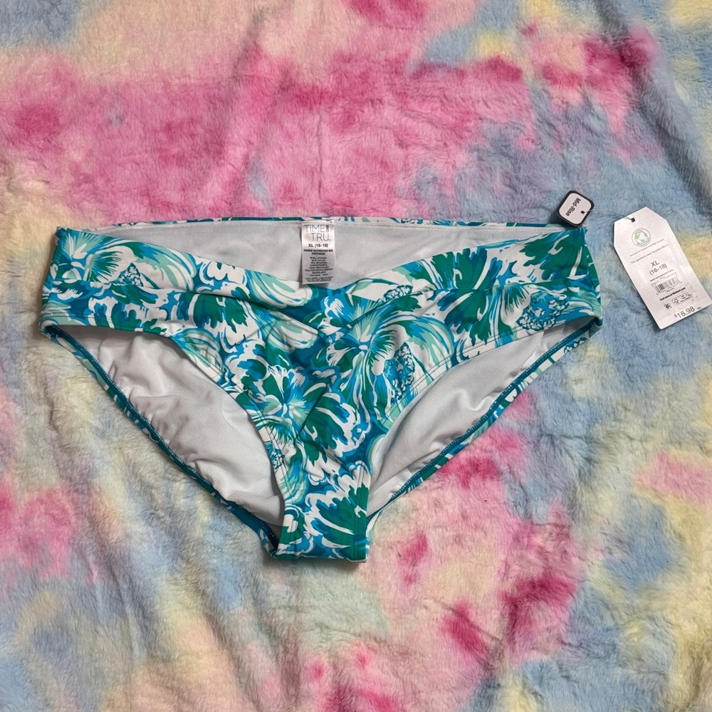 5/$25 XL Floral Bikini Bottom
